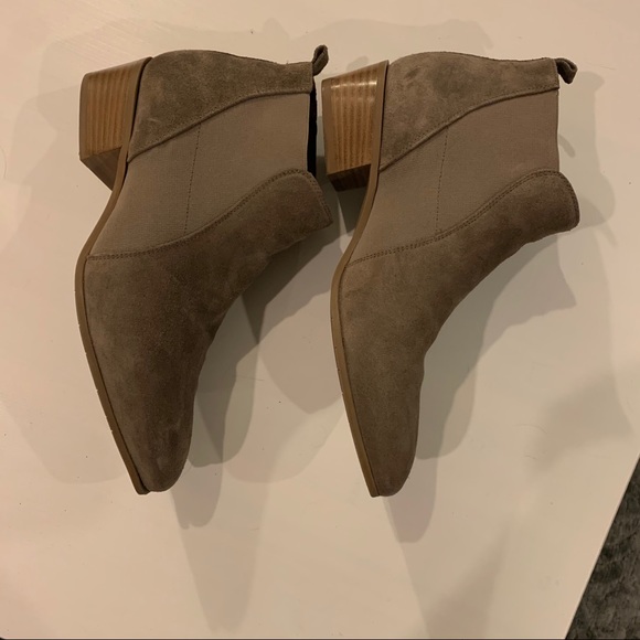 Aquatalia Tan Suede Booties - Picture 6 of 10